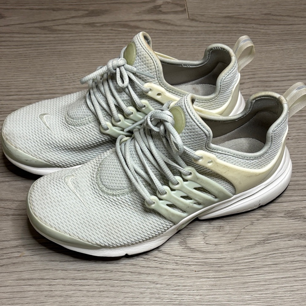Nike Pale Gray and Off-White Athletic Sneakers